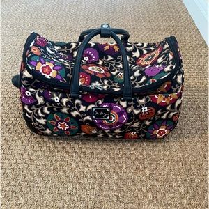 Vera Bradley rolling duffel